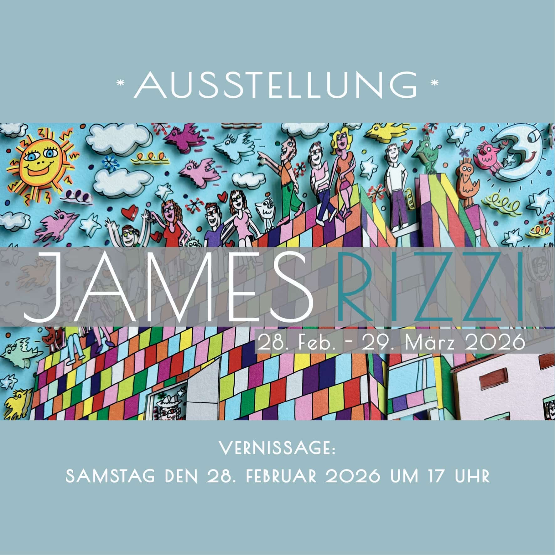 Ausstellung-James-Rizzi-Vernissage-in-der-Galerie-Zeitlos